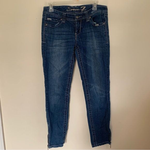 Seven7 Ankle Zip Jeans - Picture 1 of 6